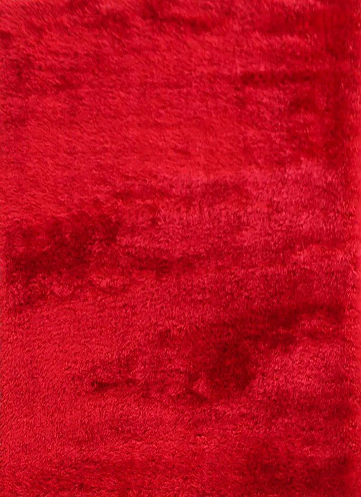 Koberec Seven Soft 7901 RED – červený shaggy obdĺžnik Rozmer: 80x150 cm