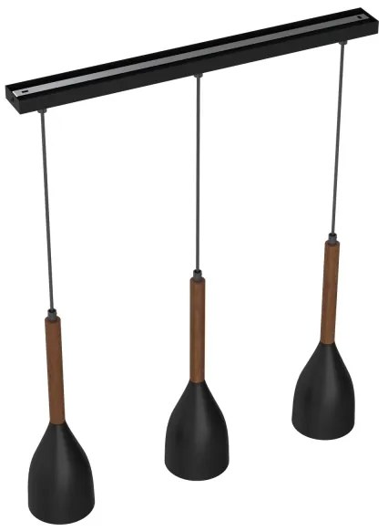 Luster na lanku MUZA 3xE27/60W/230V