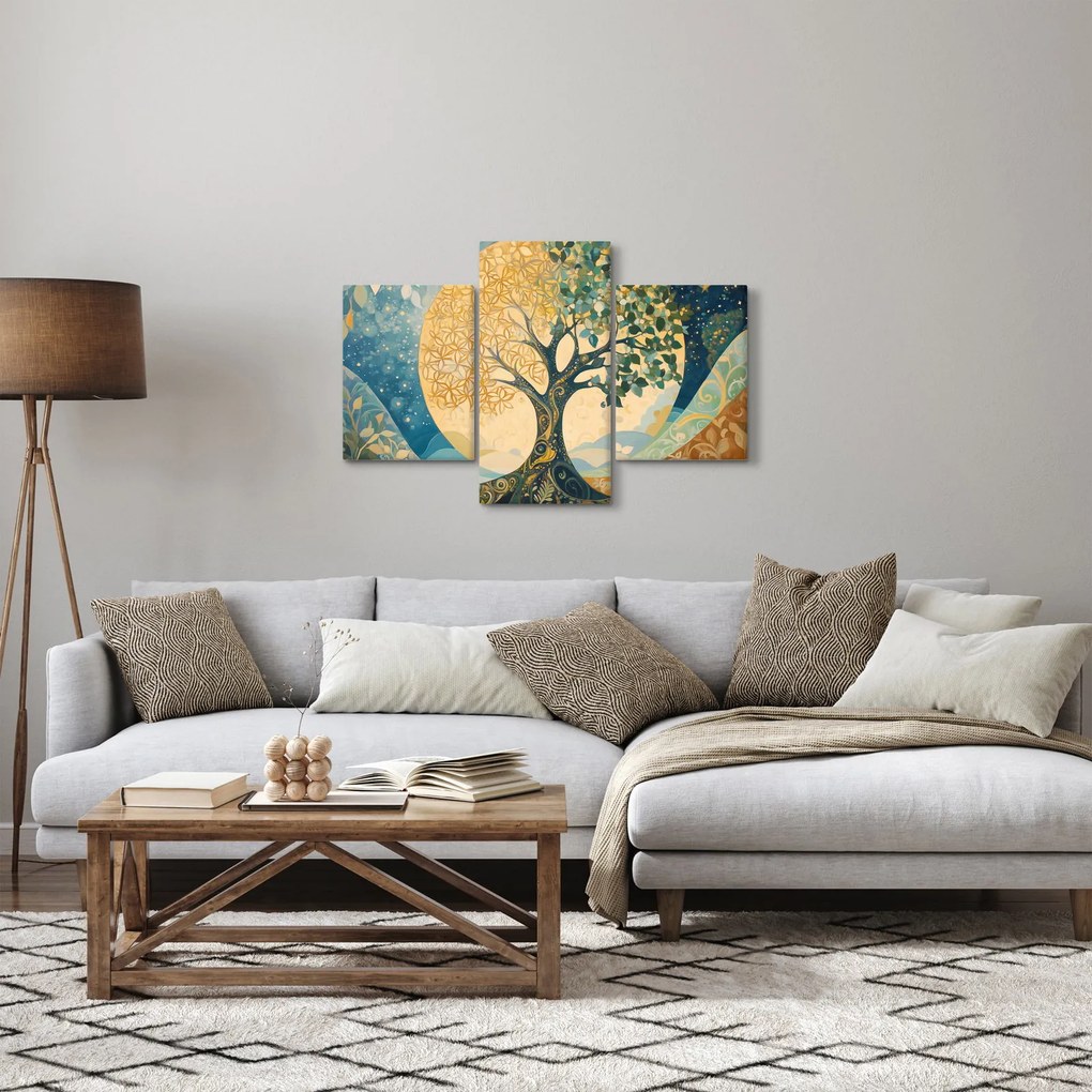 Obraz – Strom života v mesiaci (90x60 cm)