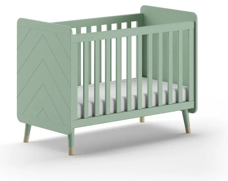 Postieľka z borovicového dreva v petrolejovej farbe 60x120 cm BILLY – Vipack