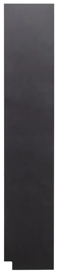 Čierna modulárna knižnica z borovicového dreva 78x210 cm Finca – WOOOD