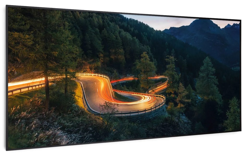 Klarstein Wonderwall Air Art Smart, infračervený ohrievač, 120 x 60 cm, 700 W, horská cesta