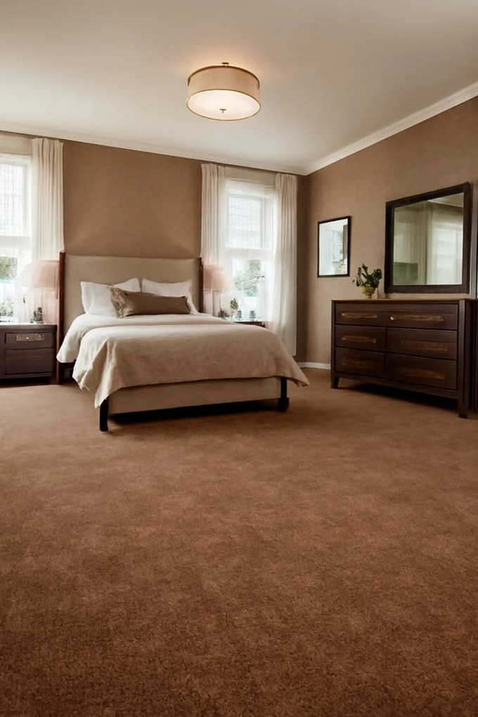 Associated Weavers, Metrážny koberec Batik 40, na mieru, šíře 4m, hnedá, filc, chodba / predsieň