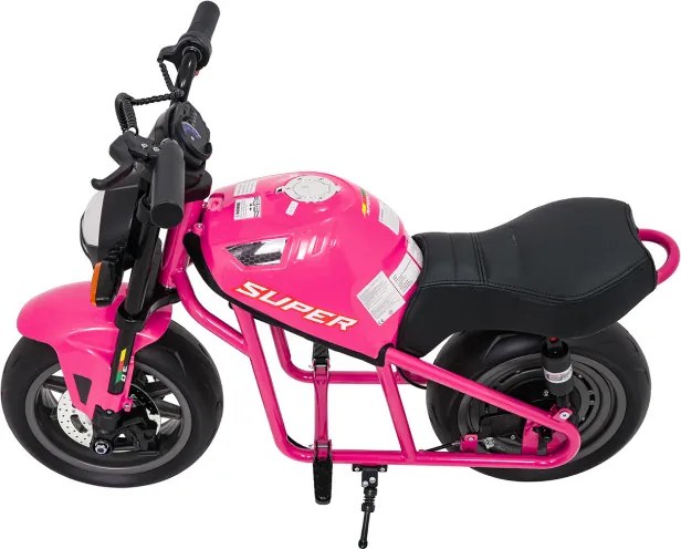 Elektrická motorka SUPERMOTO ružová