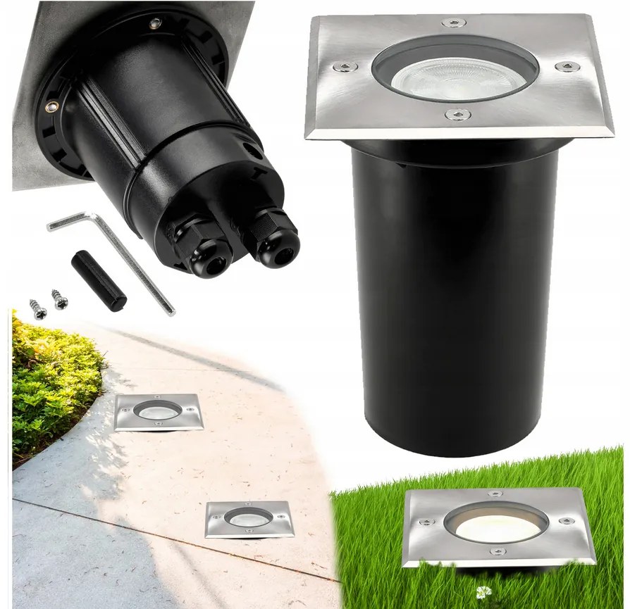 BERGE LED príjazdová lampa IP65 - GU10 - 230V