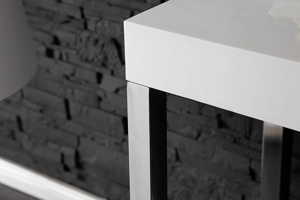 Stôl pod notebook White Desk 120x40cm white