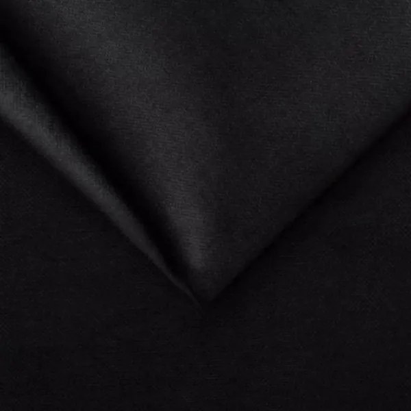 Rohová sedacia súprava Sergio, čierna látka, ľavý roh