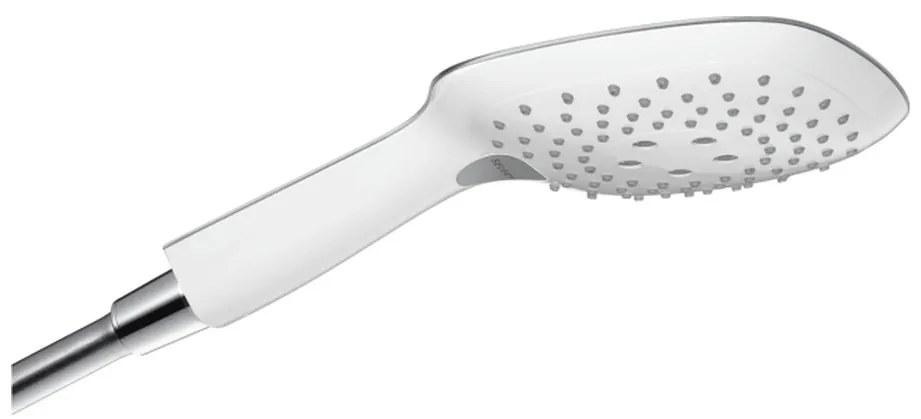 Hansgrohe Raindance Select E, ručná sprcha 150 3jet, biela/chrómová, HAN-26550400