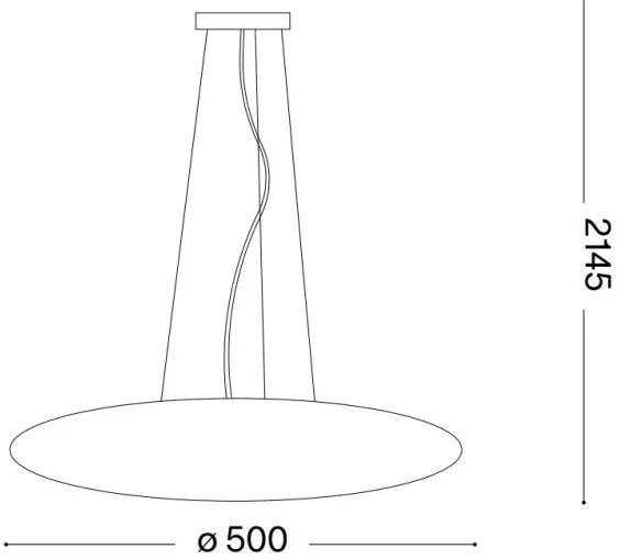 Ideal Lux - Luster na lanku SMARTIES 3xE27/42W/230V 50 cm