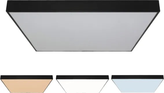 LED stropné svietidlo LED/340W/230V 3000/4000/6500K 100x100 cm čierna