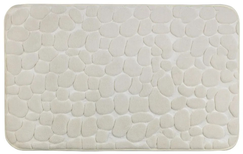 Béžová kúpeľňová predložka s pamäťovou penou Wenko Beige, 80 × 50 cm