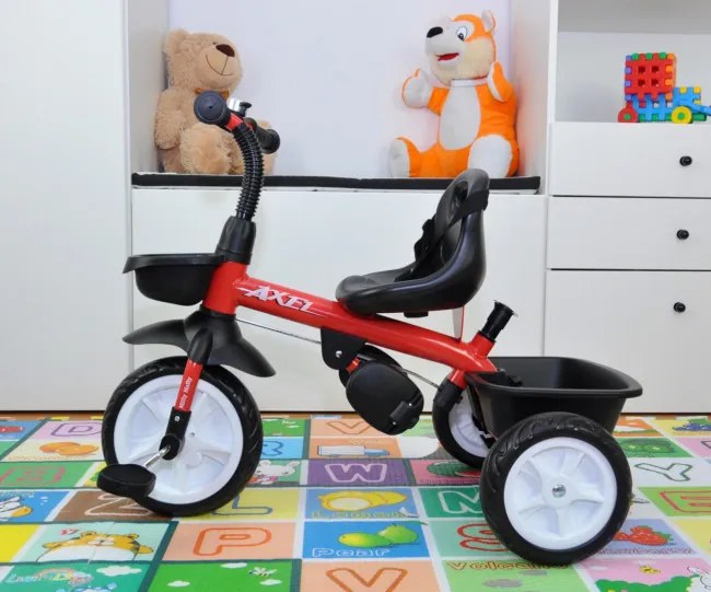 Trojkolka Axel červená