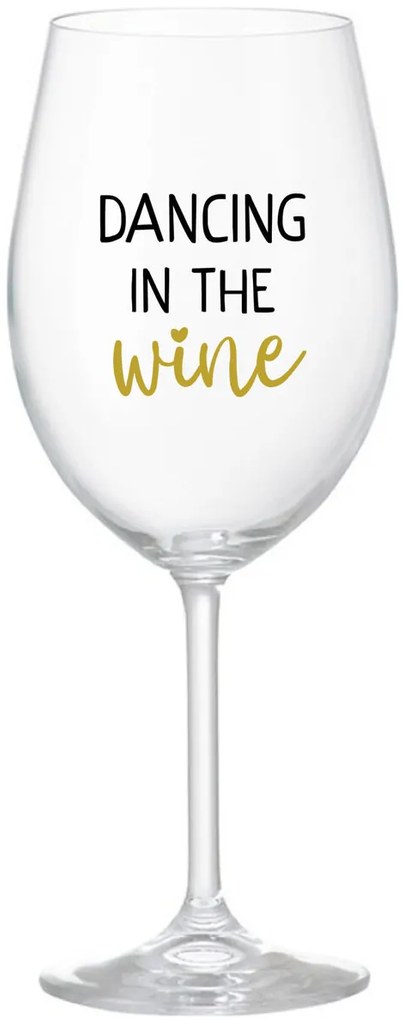 DANCING IN THE WINE - priehľadný pohár na víno 350 ml