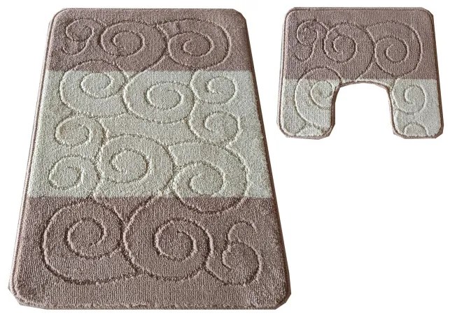 Sada kúpeľňových koberčekov Montana Sile béžová