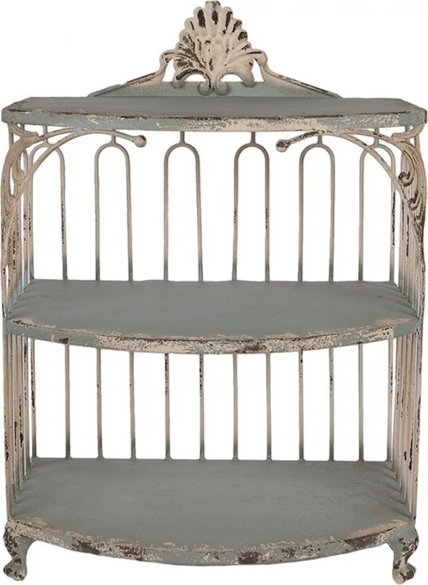 Wall Cabinet 38x23x55 Cm Green Metal - 38*23*55 cm