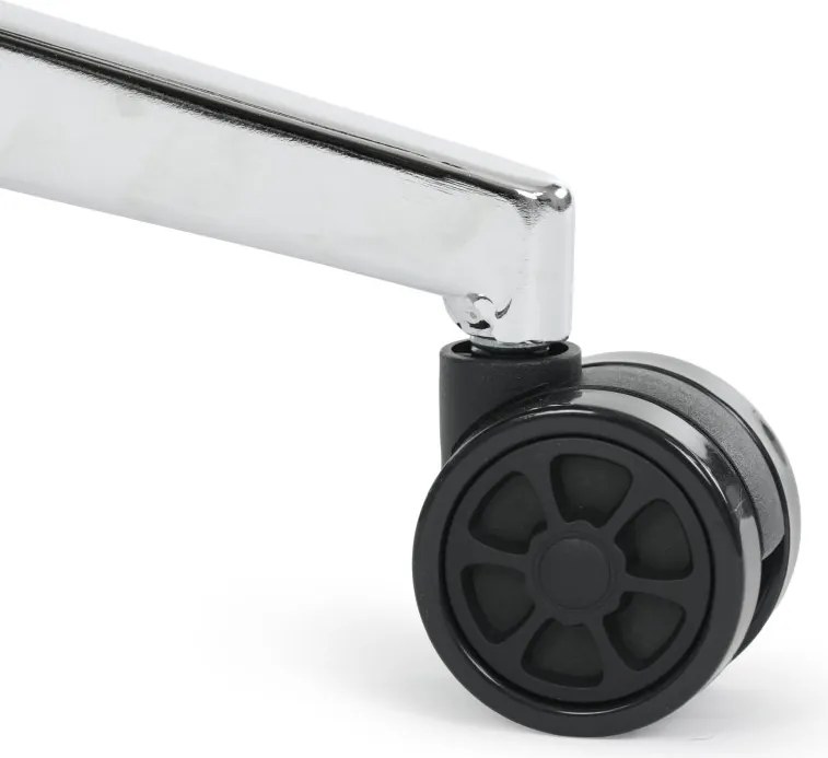 Kancelárska ergonomická stolička PORTE — sieťovina, čierna