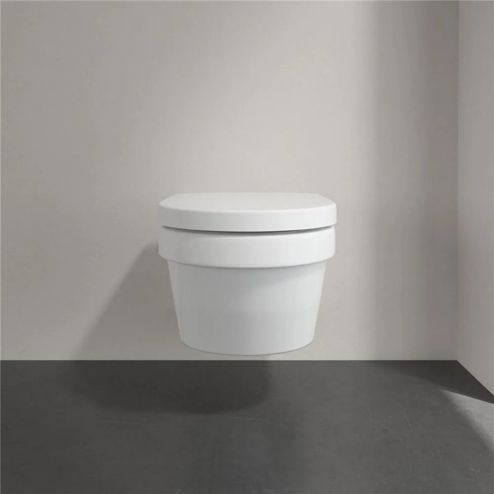 VILLEROY & BOCH Architectura WC sedátko s poklopom, s funkciou QuickRelease a Softclosing, biela alpská, 98M9C101