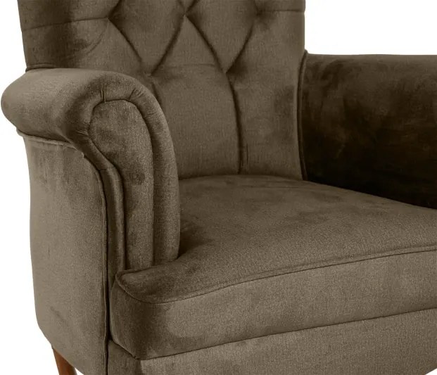 Kreslo Panama 1, hnedá (Monolith 09)