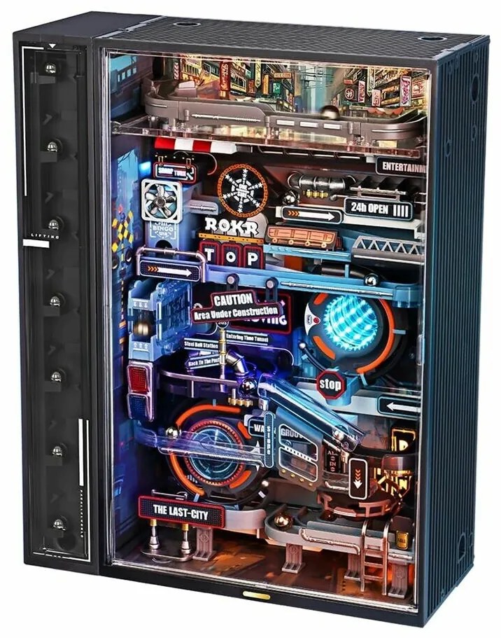 RoboTime 3D mechanická skladačka guľôčkovej dráhy Mesto minulosti