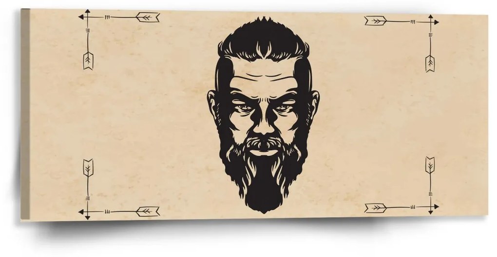 Sablio Obraz Vikingové Pergamen - 110x50 cm