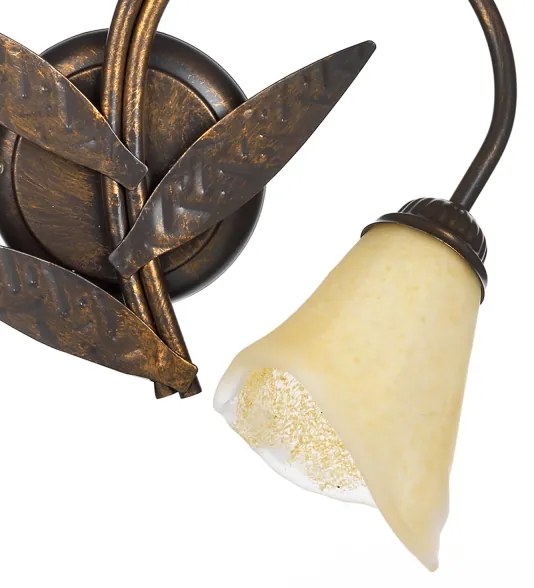 ONLI - Nástenné svietidlo ALGA 2xE14/6W/230V bronzová