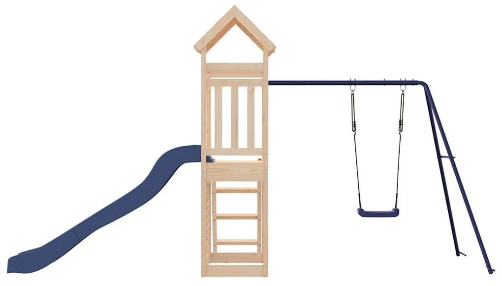 Vonkajšia súprava na hranie masívna borovica