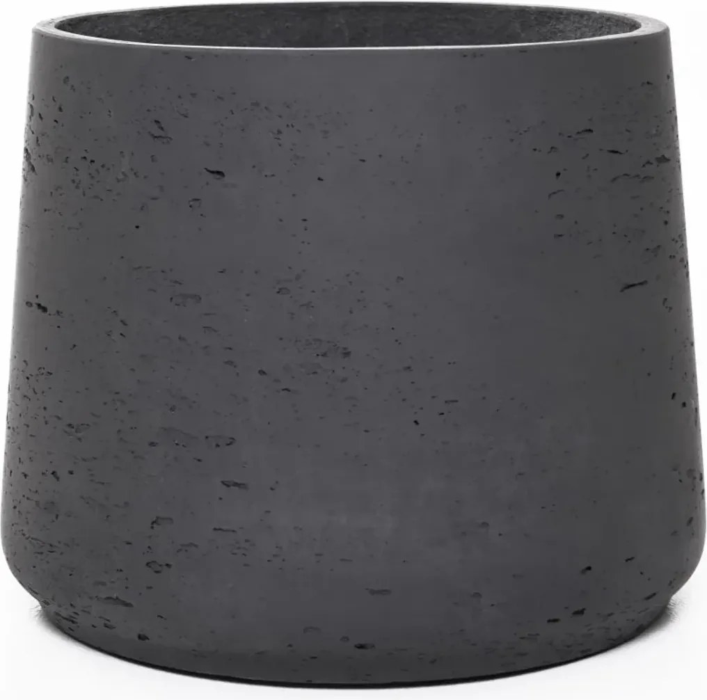 Kvetináč TROPICO, sklolaminát, výška 29 cm, antracit