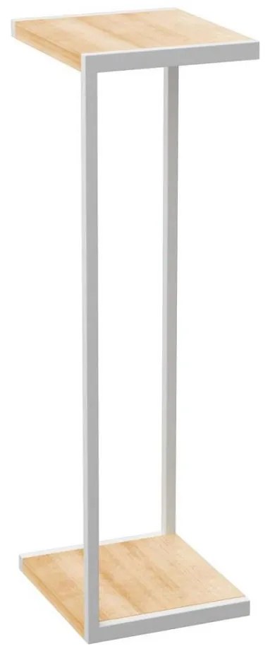Stojan na kvety 100x30x34 cm biela