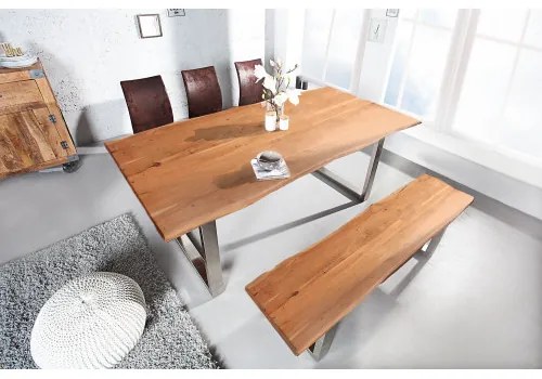 Lavica Mammut 160cm Masív drevo Acacia  - Komfort-nábytok