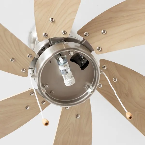 ZEVENTI - Stropný ventilátor FAMARA 1xE14/60W/230V béžová