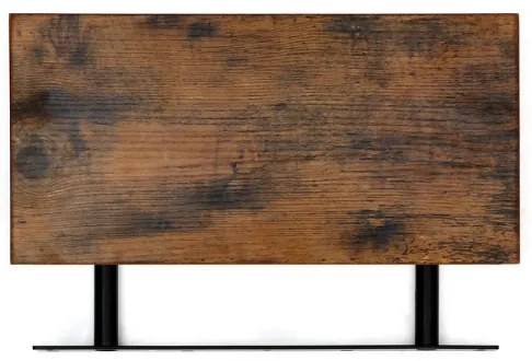 Nástenná polica SHELFY hnedá