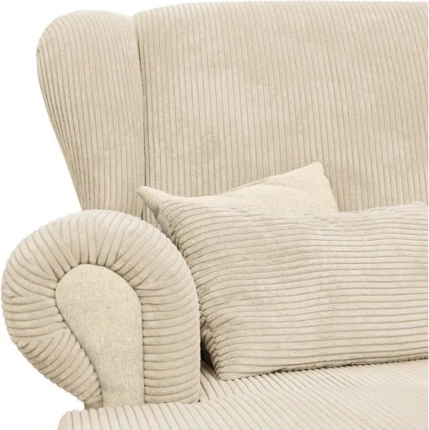 Béžová menčestrová leňoška Lord – Ropez