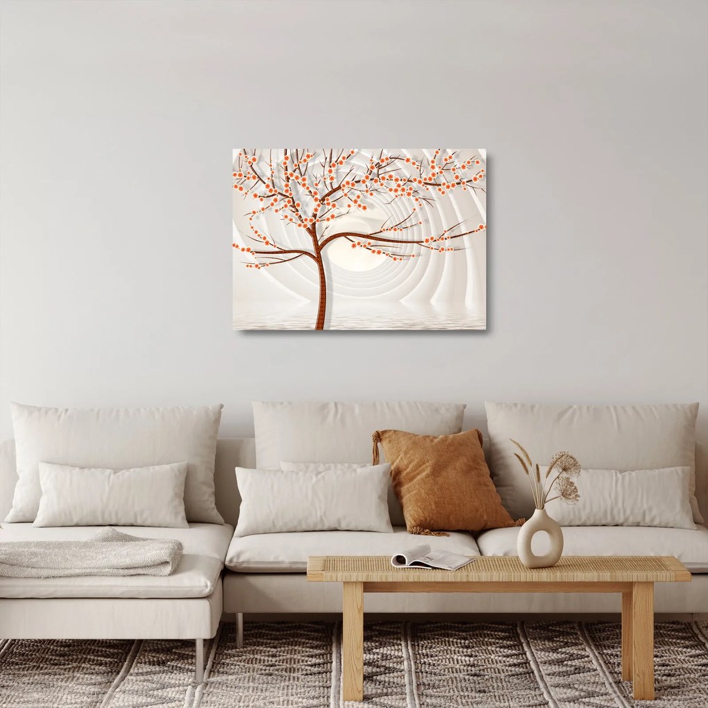 Sklenený obraz - Strom v nekonečne (70x50 cm)