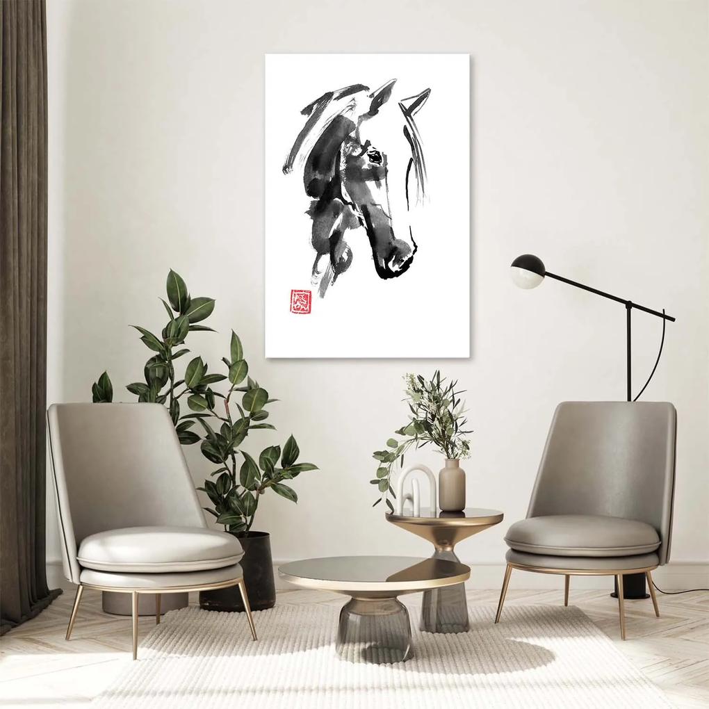 Gario Obraz na plátne Hlava koňa - Péchane Rozmery: 40 x 60 cm