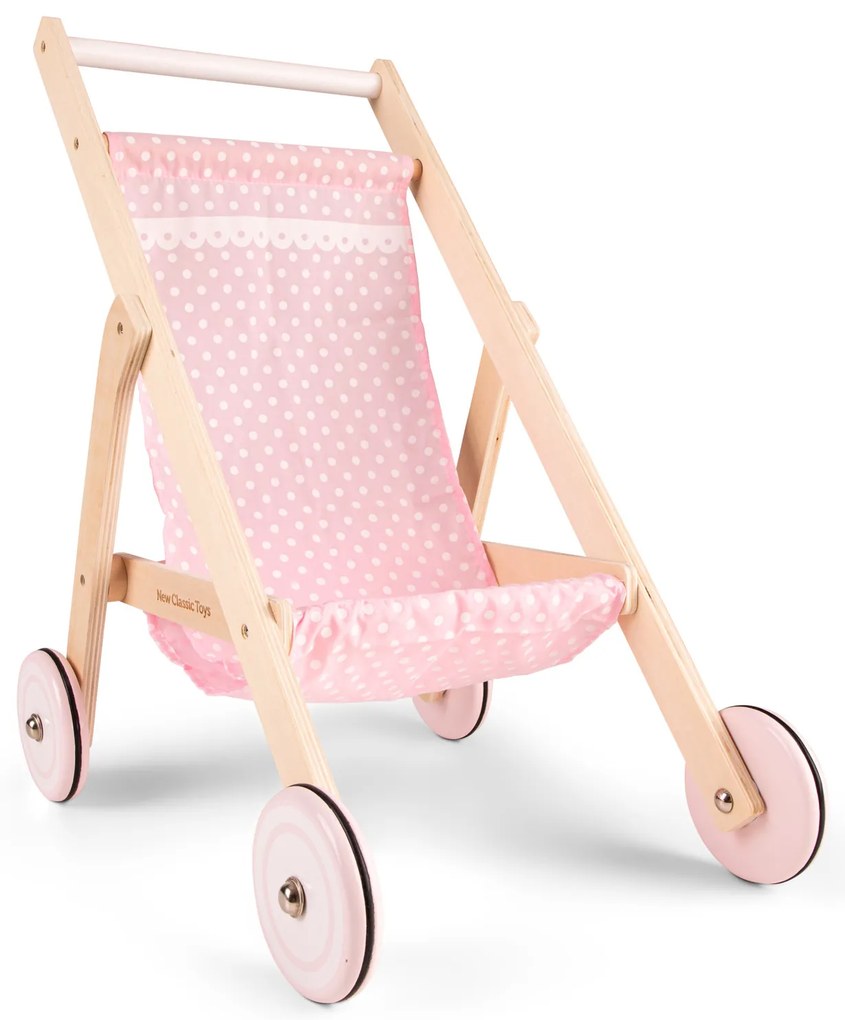 Drevený golfový kočík pre bábiky