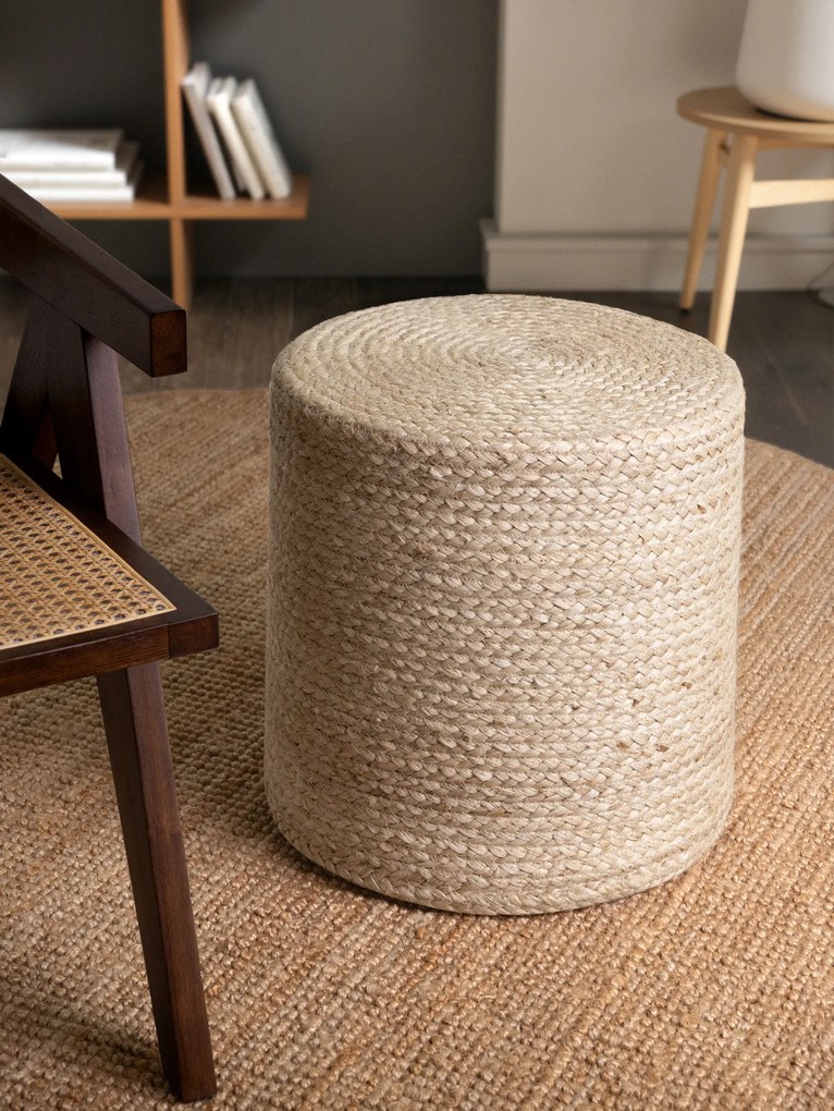 Sedací vak JUTTA POUF 106236 Ivory - 40x40 cm Hanse Home