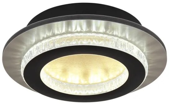 Globo 48042-12G - LED stropné svietidlo JAYDEN LED/12W/230V, priemer 20 cm, čierne