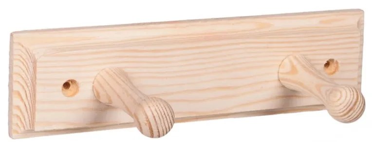 ČistéDrevo Nástenný vešiak drevený 20cm