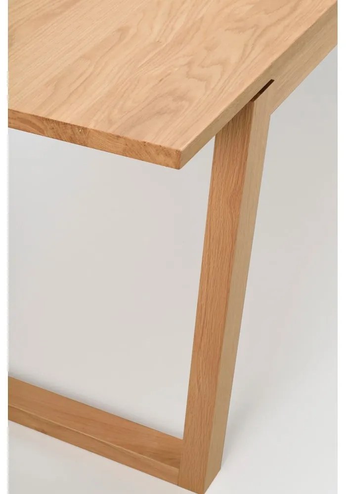 Prírodný jedálenský stôl v dubovom dekore Rowico Colonsay, 215 x 96 cm