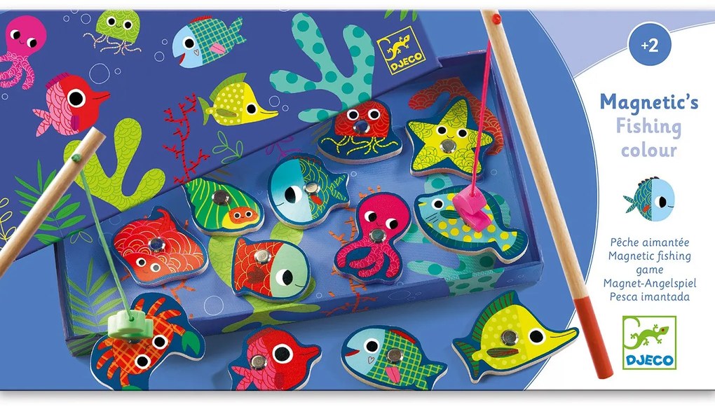Magnetický rybolov - farebné more