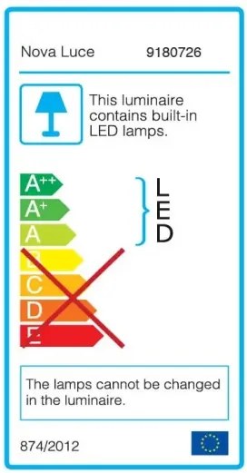 LED stojaca lampa Raccio 18 zlaté
