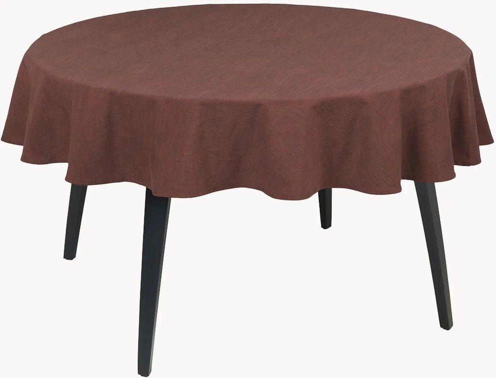 Okrúhly bavlnený obrus Basic Dug