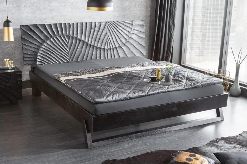 (3062) SCORPION luxusná posteľ 180x200cm masiv mango