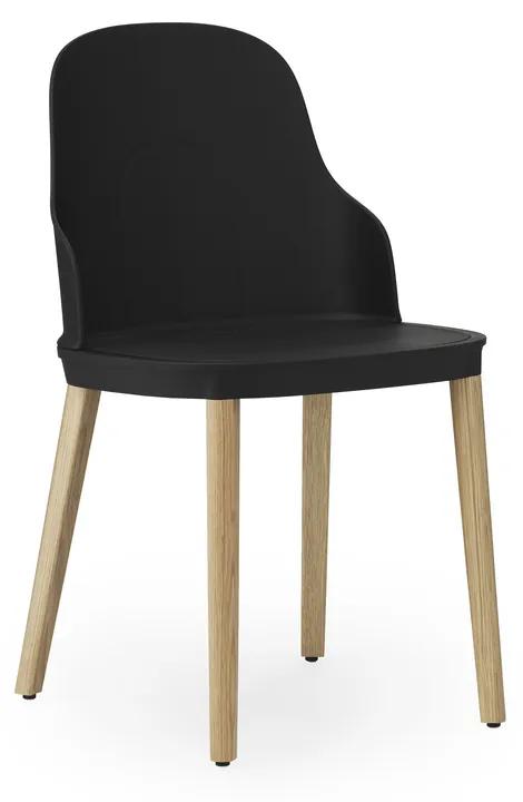 Stolička Allez Chair – čierna/dub