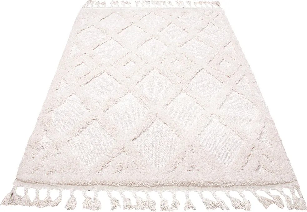 Koberec Berber 6843 IVORY rozmery koberec: 80x150 cm