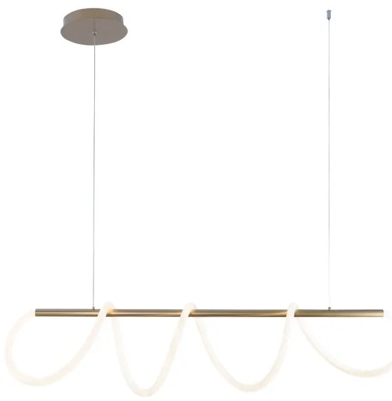 Zuma Line 20006PM-GD - LED Luster na lanku BALBO LED/45W/230V 3000/4000/6000K