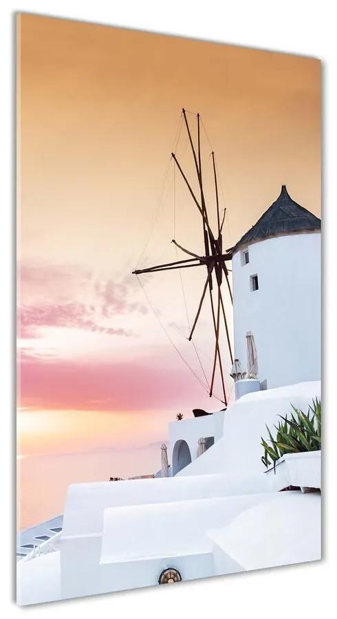 Foto obraz sklenený zvislý Santorini Grécko pl-osh-70x140-f-104622811