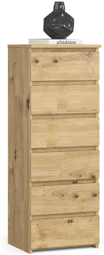 Komoda Cipriano IV (dub artisan). Akcia -17%. Vlastná spoľahlivá doprava až k Vám domov. 1070938