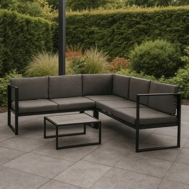 Zostava záhradného nábytku Hamilton šedá