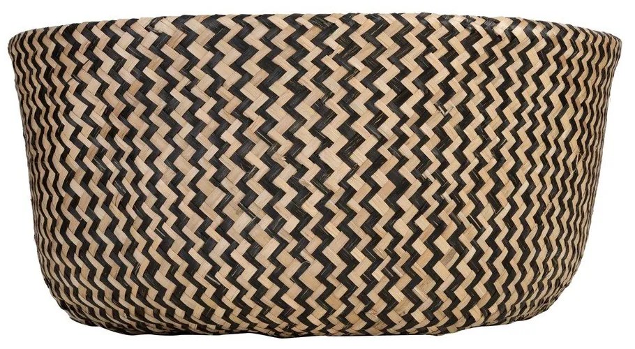 Úložný košík z morskej trávy Compactor Zic Zac, ⌀ 45 cm